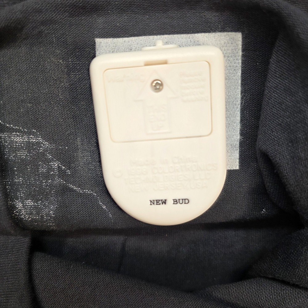 Vintage Budweiser Talking T-Shirt Men Large USA Made NWT Single Stitch 1997 READ - Picture 11 of 14